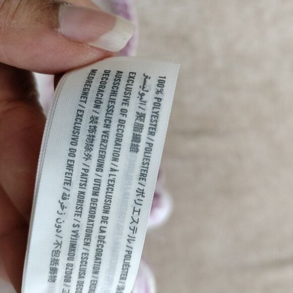 Abercrombie and Fitch Pink and White Striped Bikini Bralette Size XL NWT - Picture 6 of 7